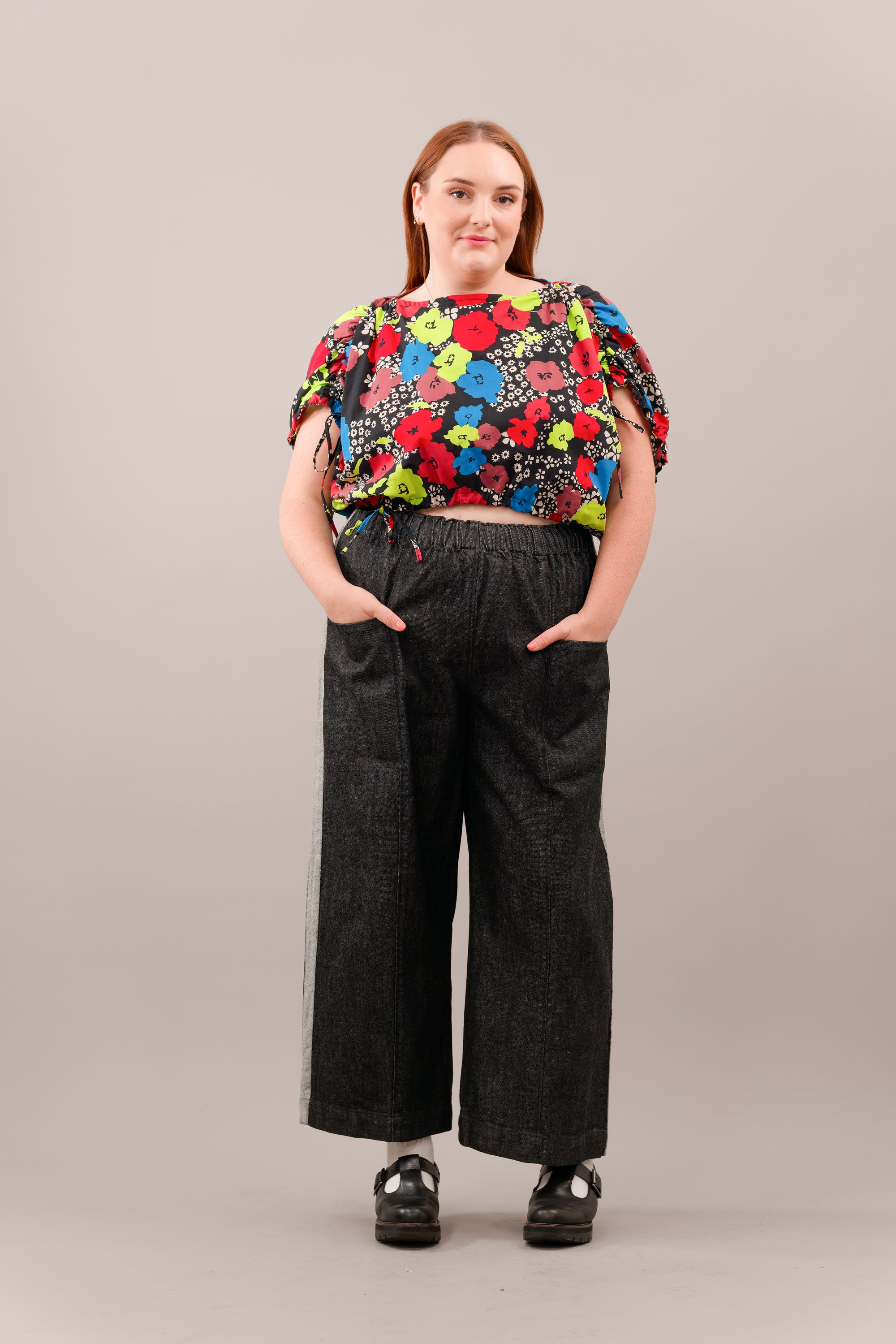 Cloud Top in Bloom Linen