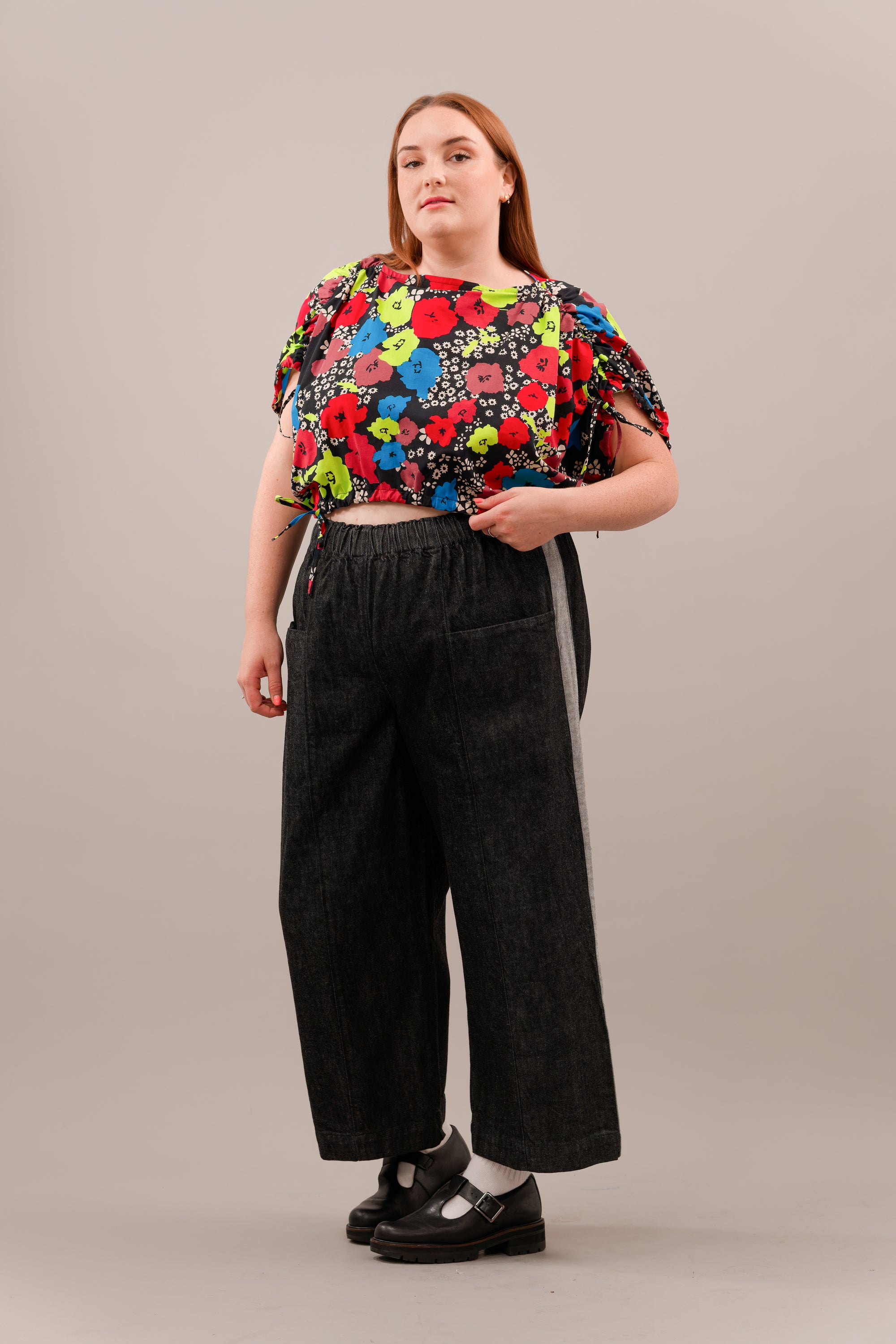 Cloud Top in Bloom Linen