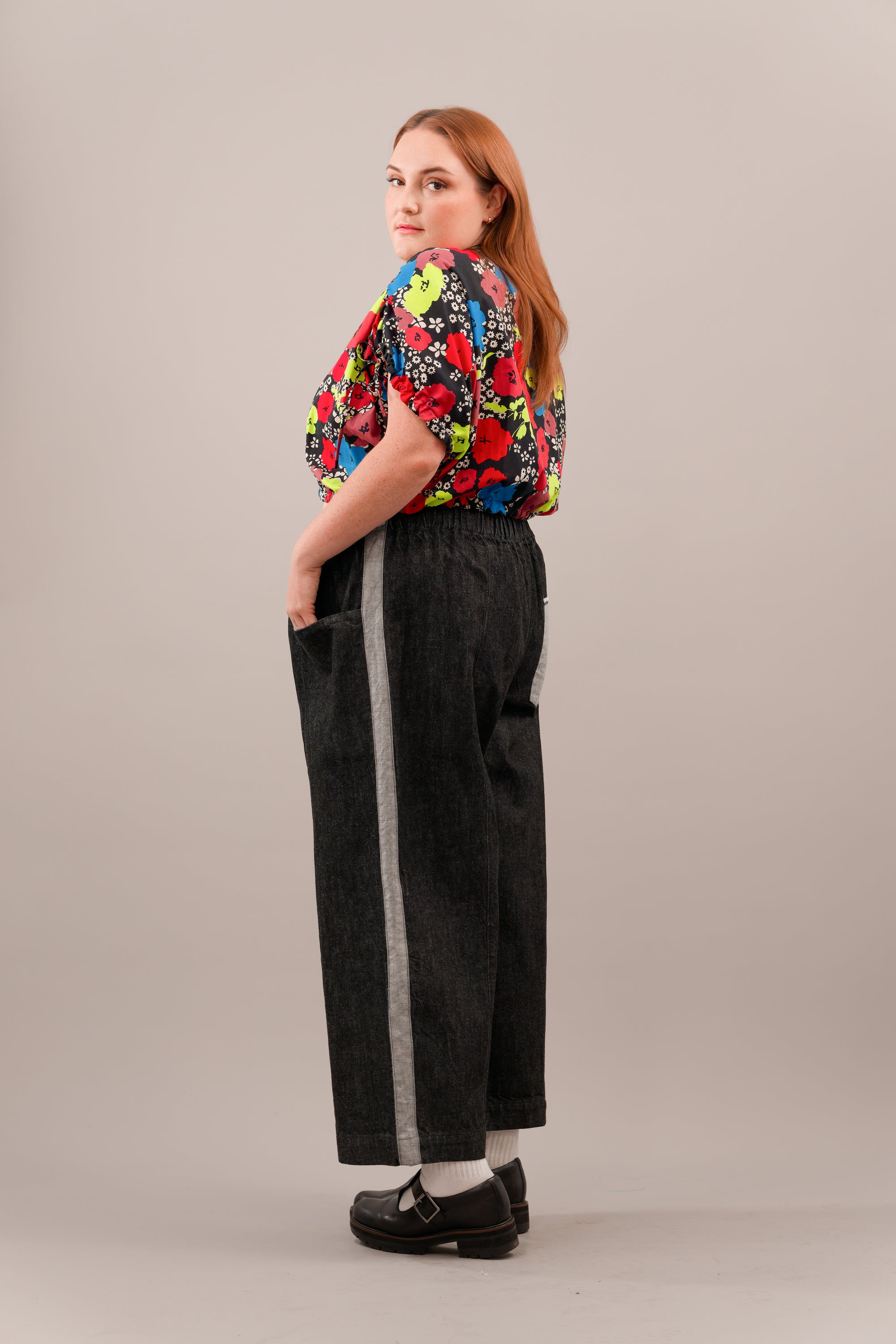 Cloud Top in Bloom Linen