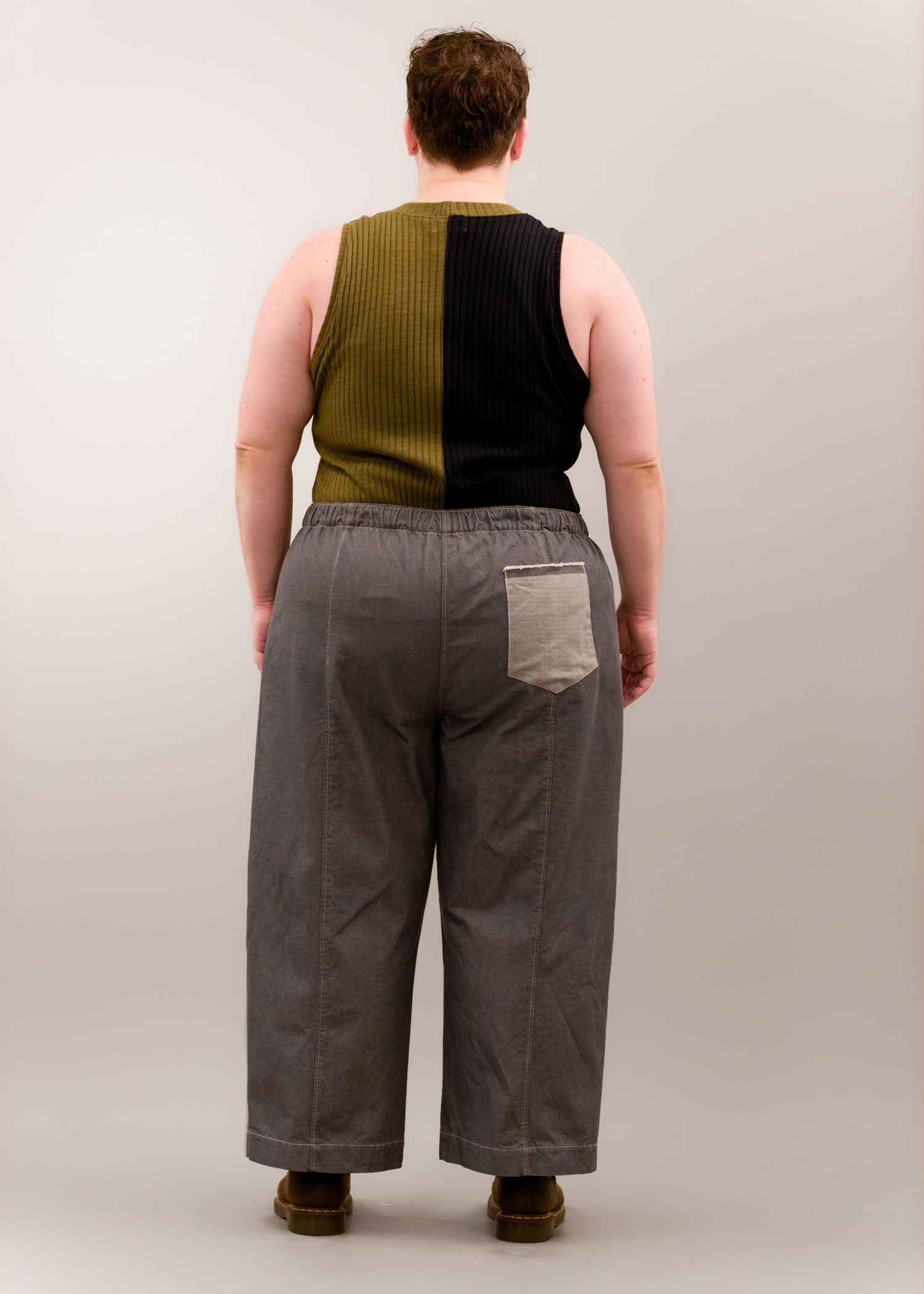 Tux Stripe Core Pant in Grey Denim