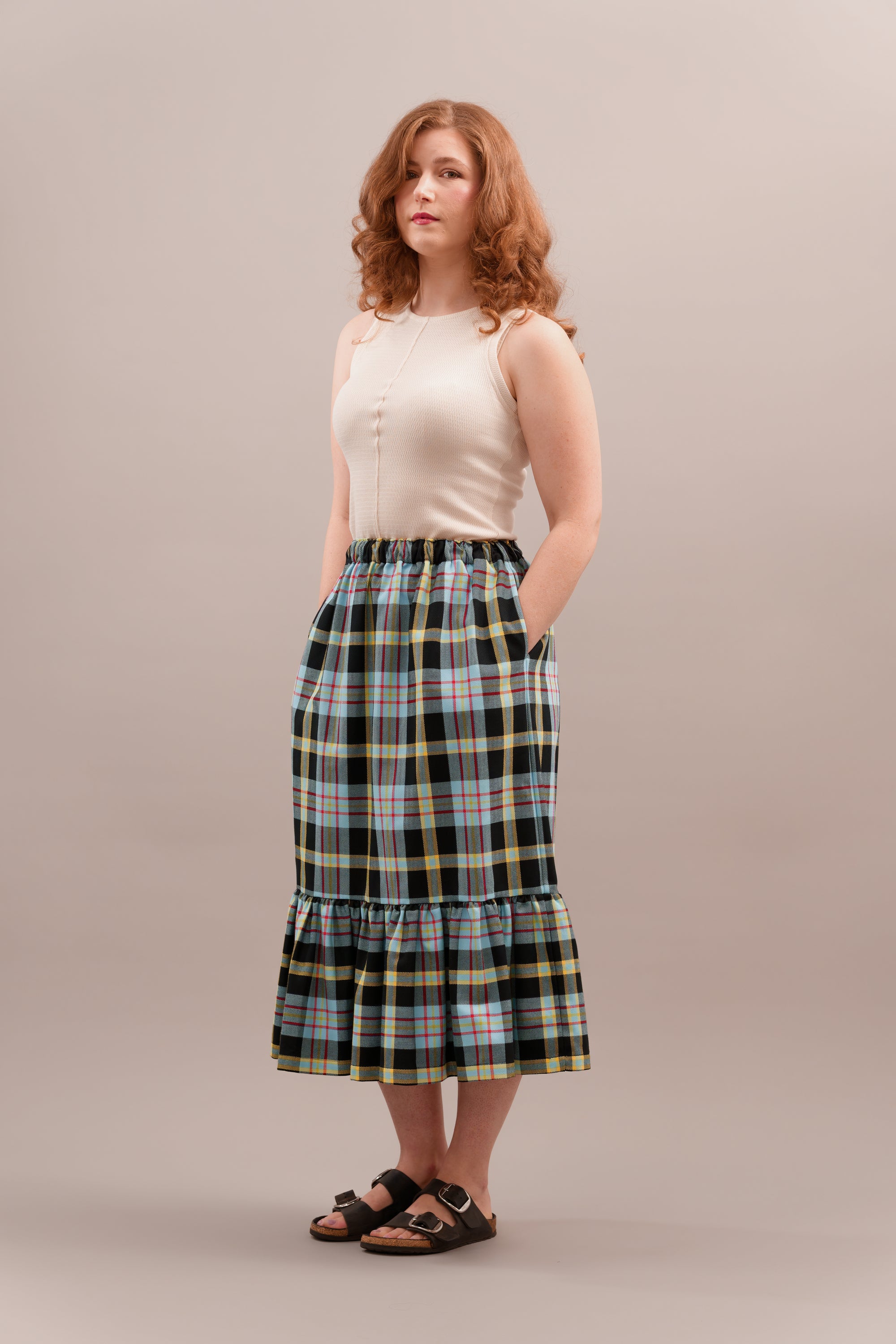 Market Skirt in Check