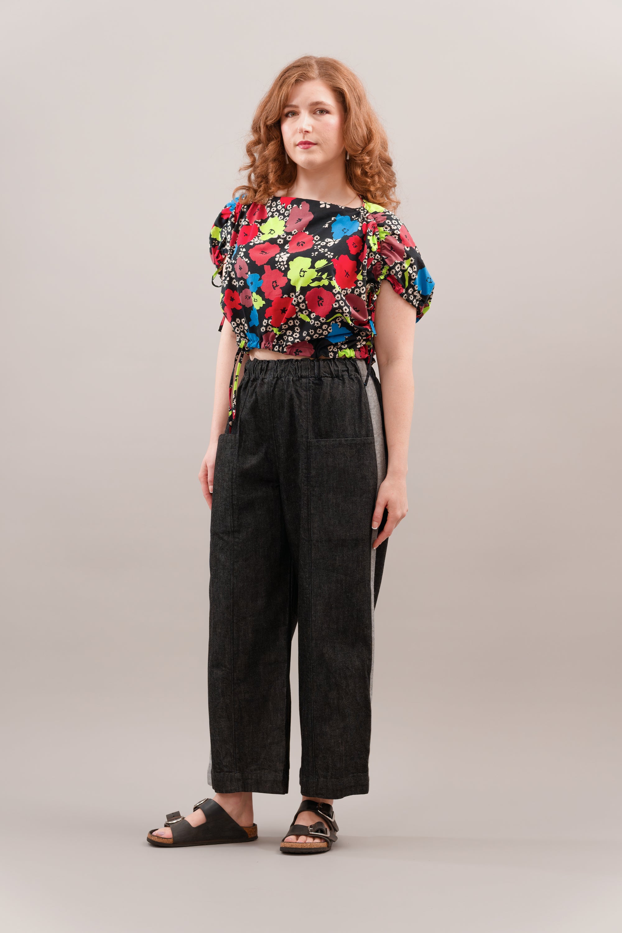 Cloud Top in Bloom Linen