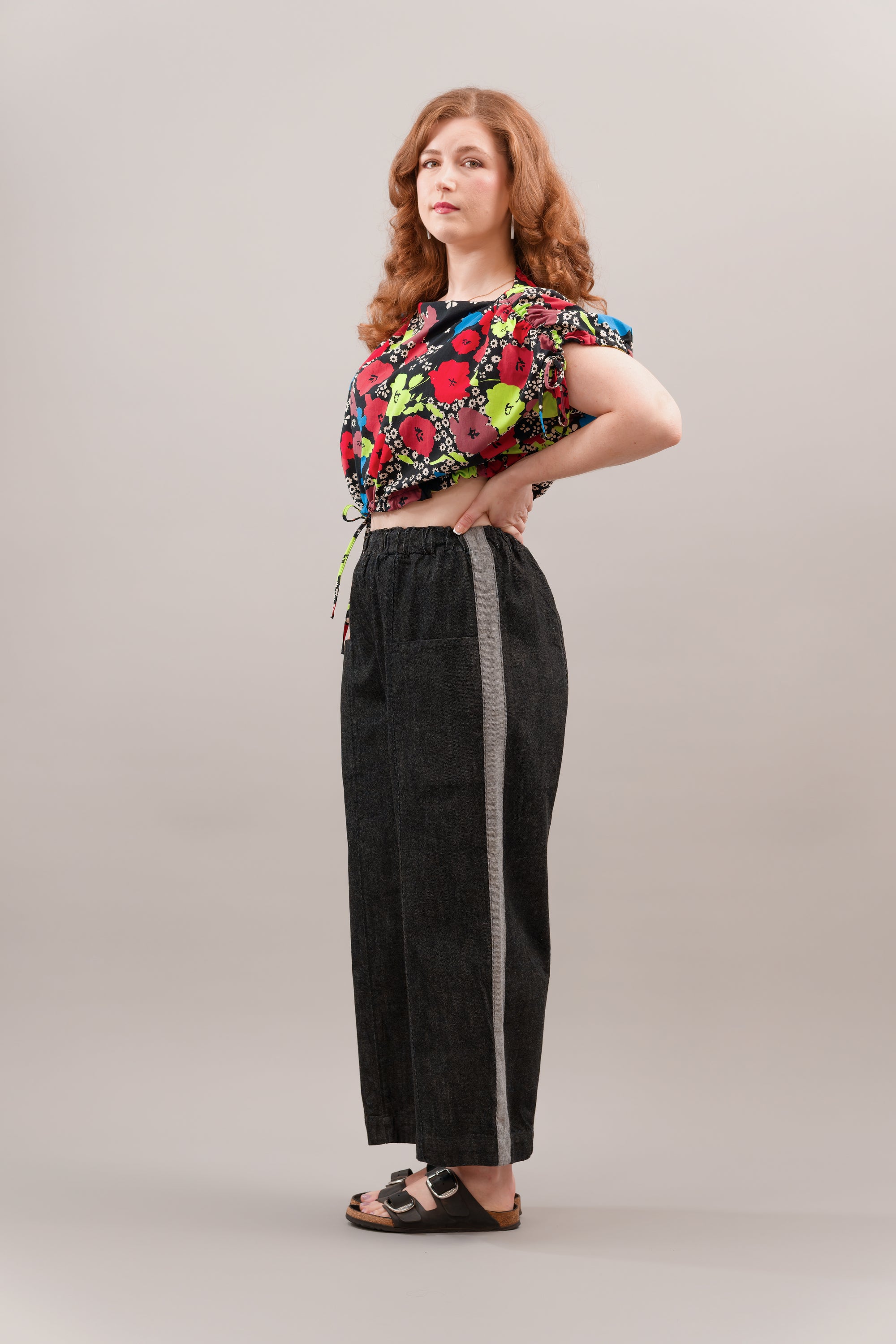 Cloud Top in Bloom Linen