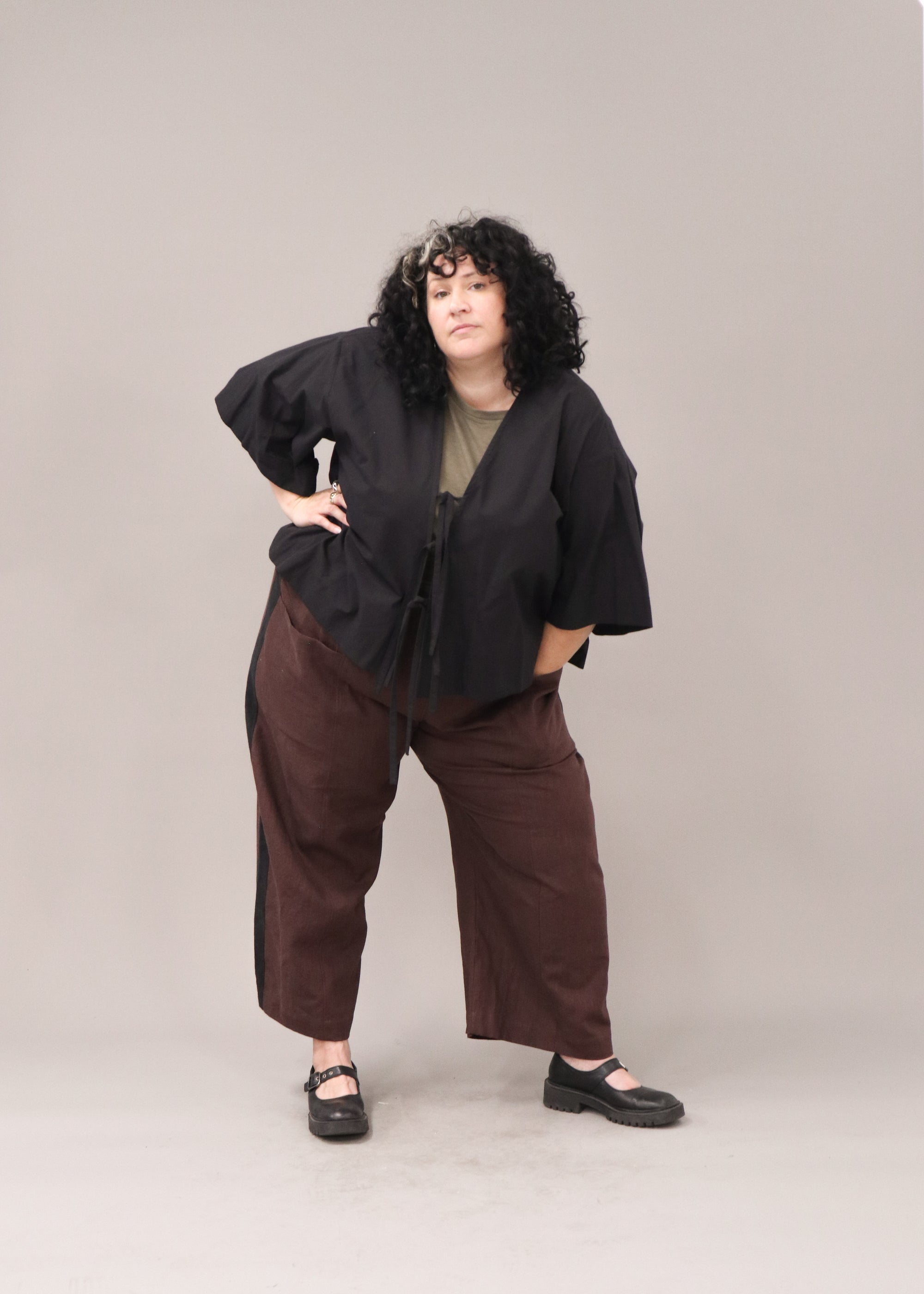 Strings Shirt in Black
