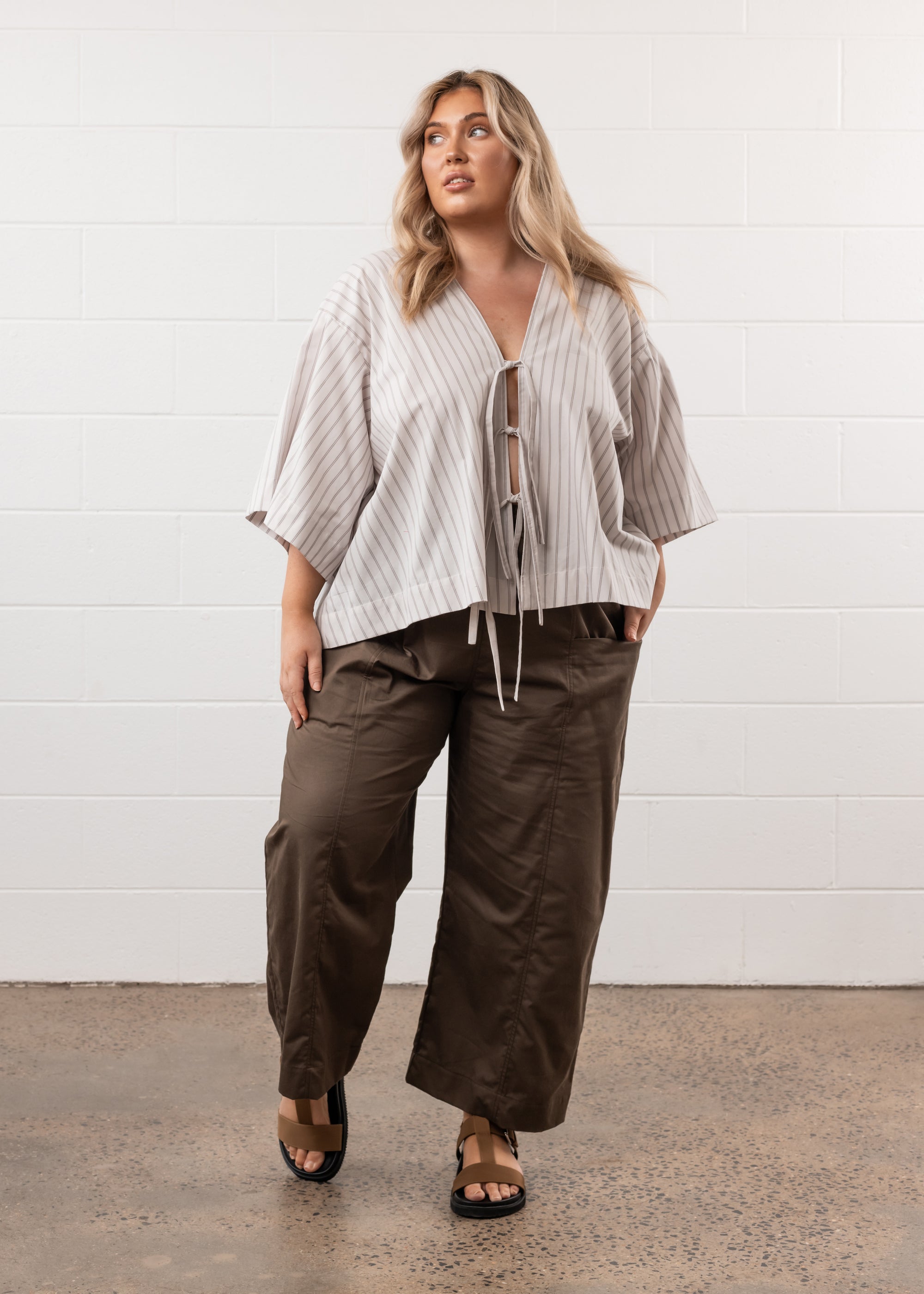 Strings Shirt in Stripe