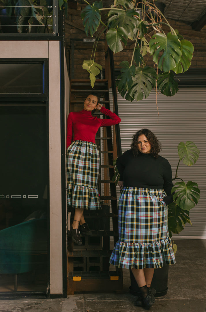 Market Skirt in Check