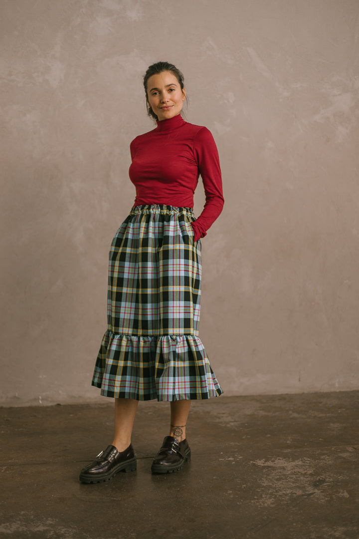 Market Skirt in Check