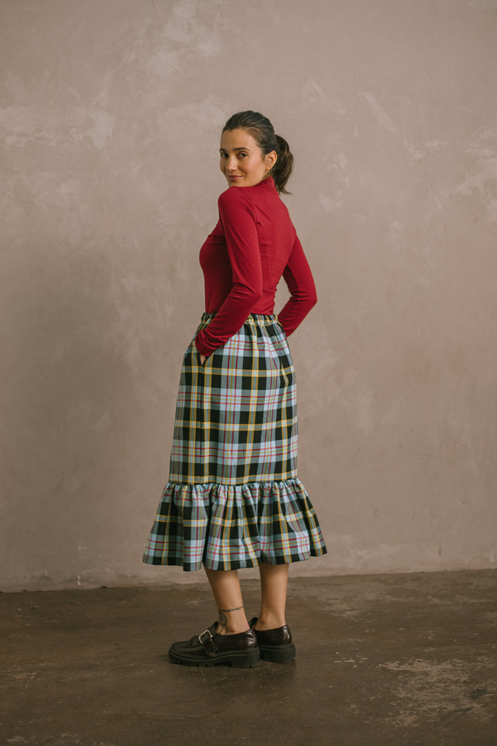 Market Skirt in Check