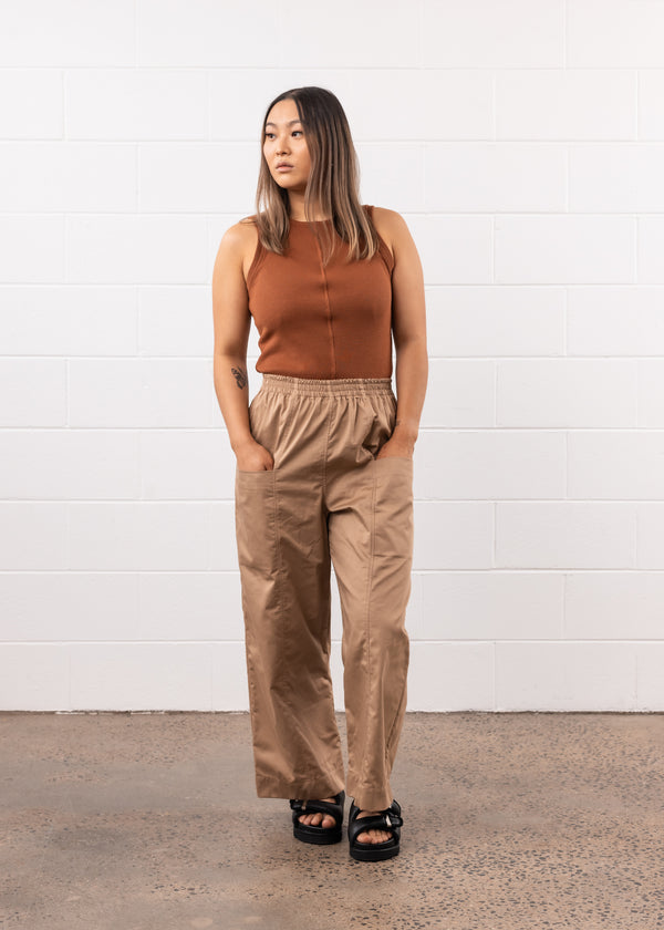 Core Pant in Tan