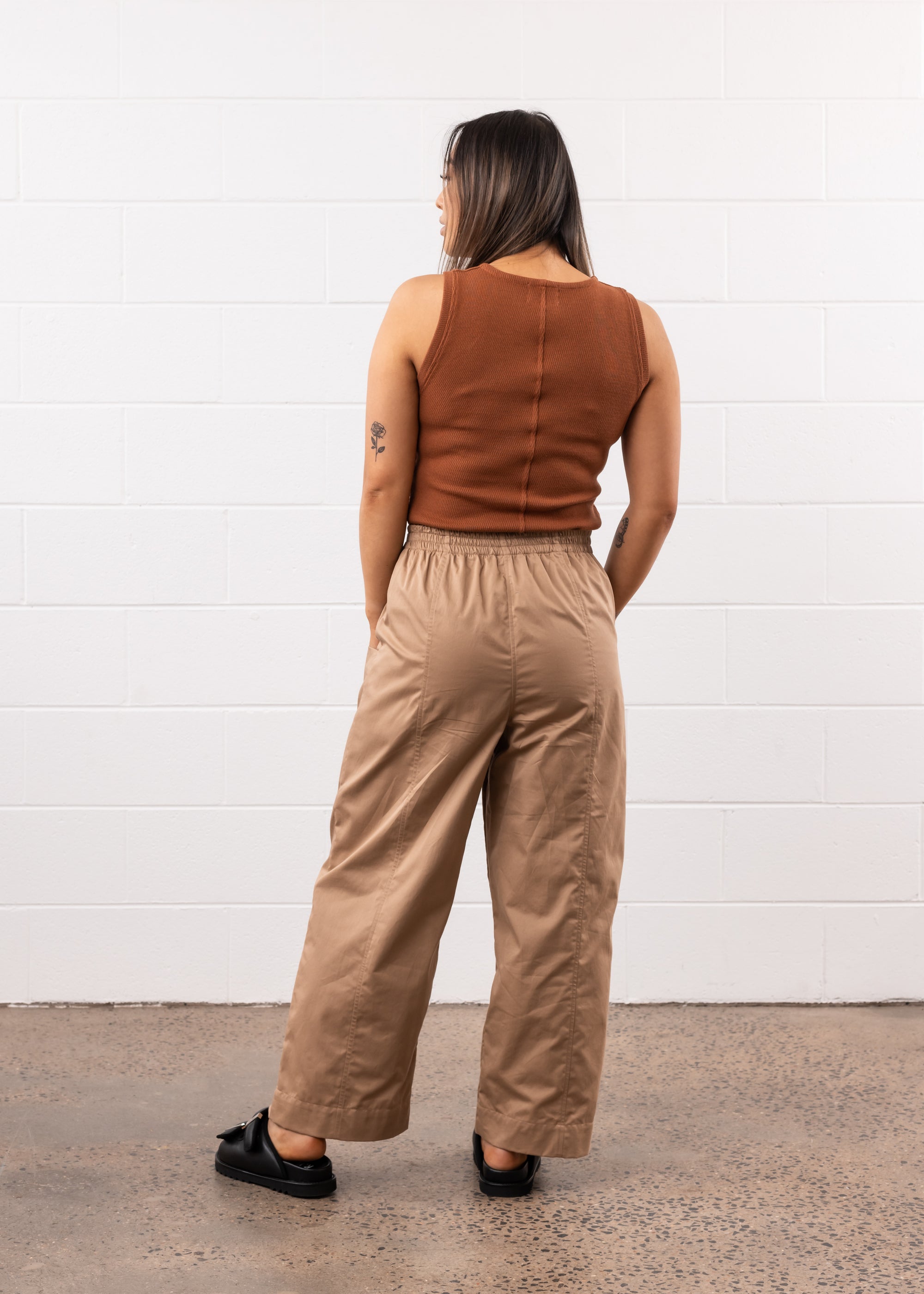 Core Pant in Tan
